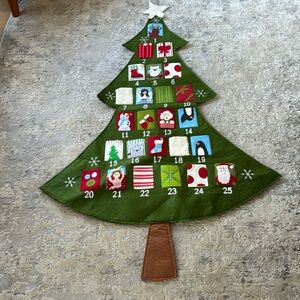Pottery barn felt advent calendar